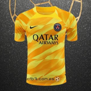 Camiseta Paris Saint-Germain Portero 23-24 Amarillo