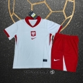Camiseta Polonia Primera Nino 2024
