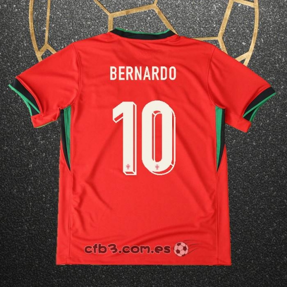 Camiseta Portugal Jugador Bernardo Primera 2024