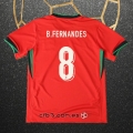 Camiseta Portugal Jugador B.Fernandes Primera 2024