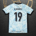 Camiseta Portugal Jugador N.Mendes Segunda 2024