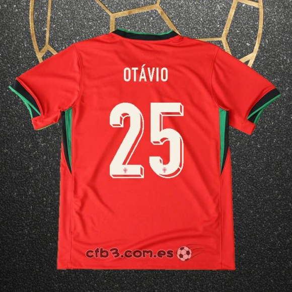 Camiseta Portugal Jugador Otavio Primera 2024