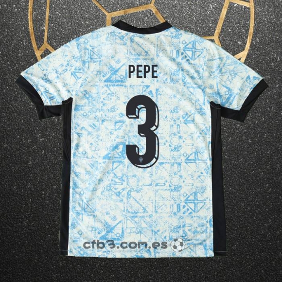 Camiseta Portugal Jugador Pepe Segunda 2024