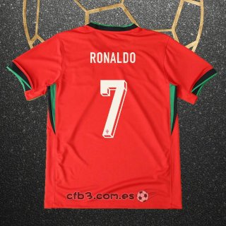 Camiseta Portugal Jugador Ronaldo Primera 2024