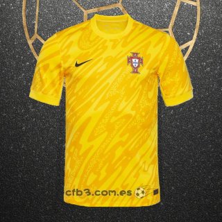 Camiseta Portugal Portero 2024 Amarillo