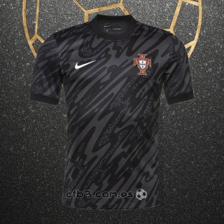 Camiseta Portugal Portero 2024 Negro