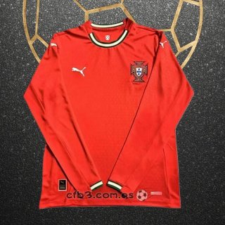 Camiseta Portugal Primera Manga Larga 2025