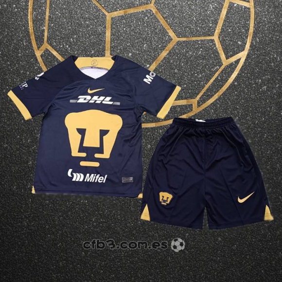 Camiseta Pumas UNAM Segunda Nino 23-24