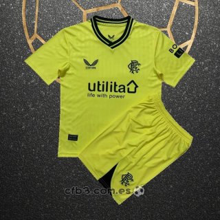 Camiseta Rangers Portero Nino 23-24 Amarillo