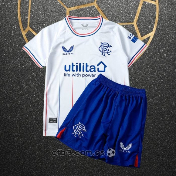 Camiseta Rangers Segunda Nino 23-24