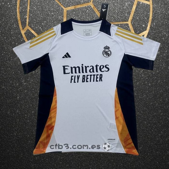 Camiseta de Entrenamiento Real Madrid 2024-2025 Blanco
