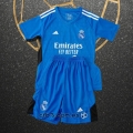 Camiseta Real Madrid Portero Nino 23-24 Azul
