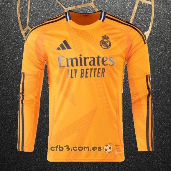 Camiseta Real Madrid Segunda Manga Larga 24-25