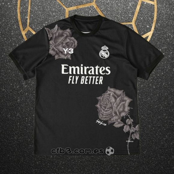 Camiseta Real Madrid Y-3 2024 Negro