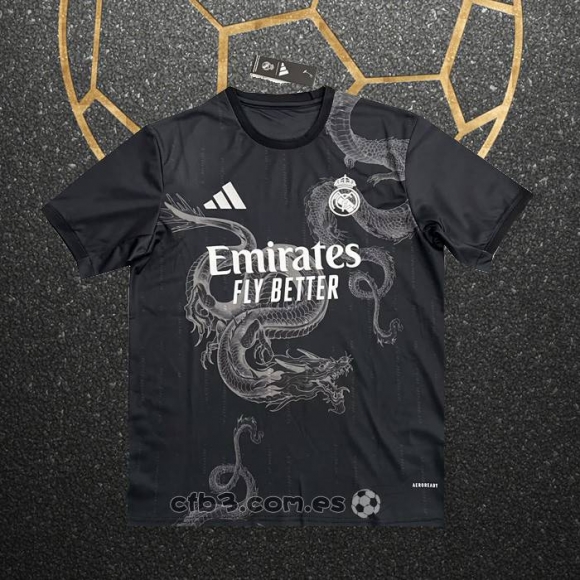 Tailandia Camiseta Real Madrid Dragon 2024 Negro