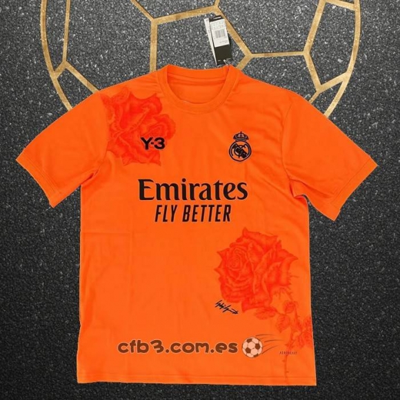 Tailandia Camiseta Real Madrid Y-3 2024 Naranja