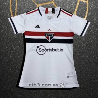 Camiseta Sao Paulo Primera Mujer 2023