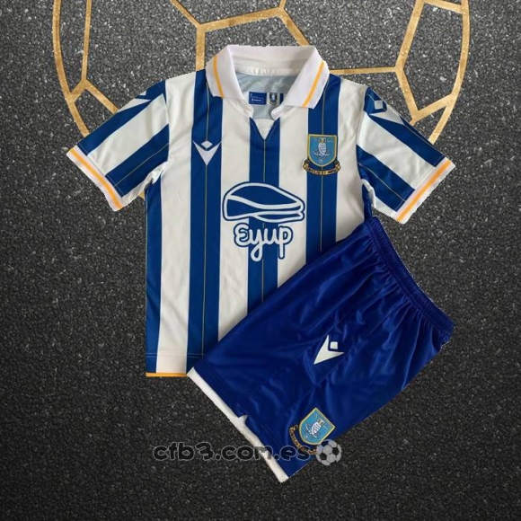 Camiseta Sheffield Wednesday Primera Nino 23-24