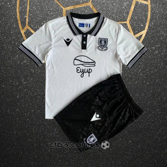 Camiseta Sheffield Wednesday Segunda Nino 23-24