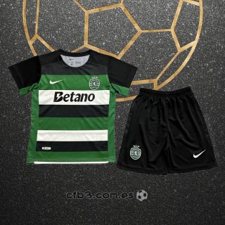 Camiseta Sporting Primera Nino 24-25